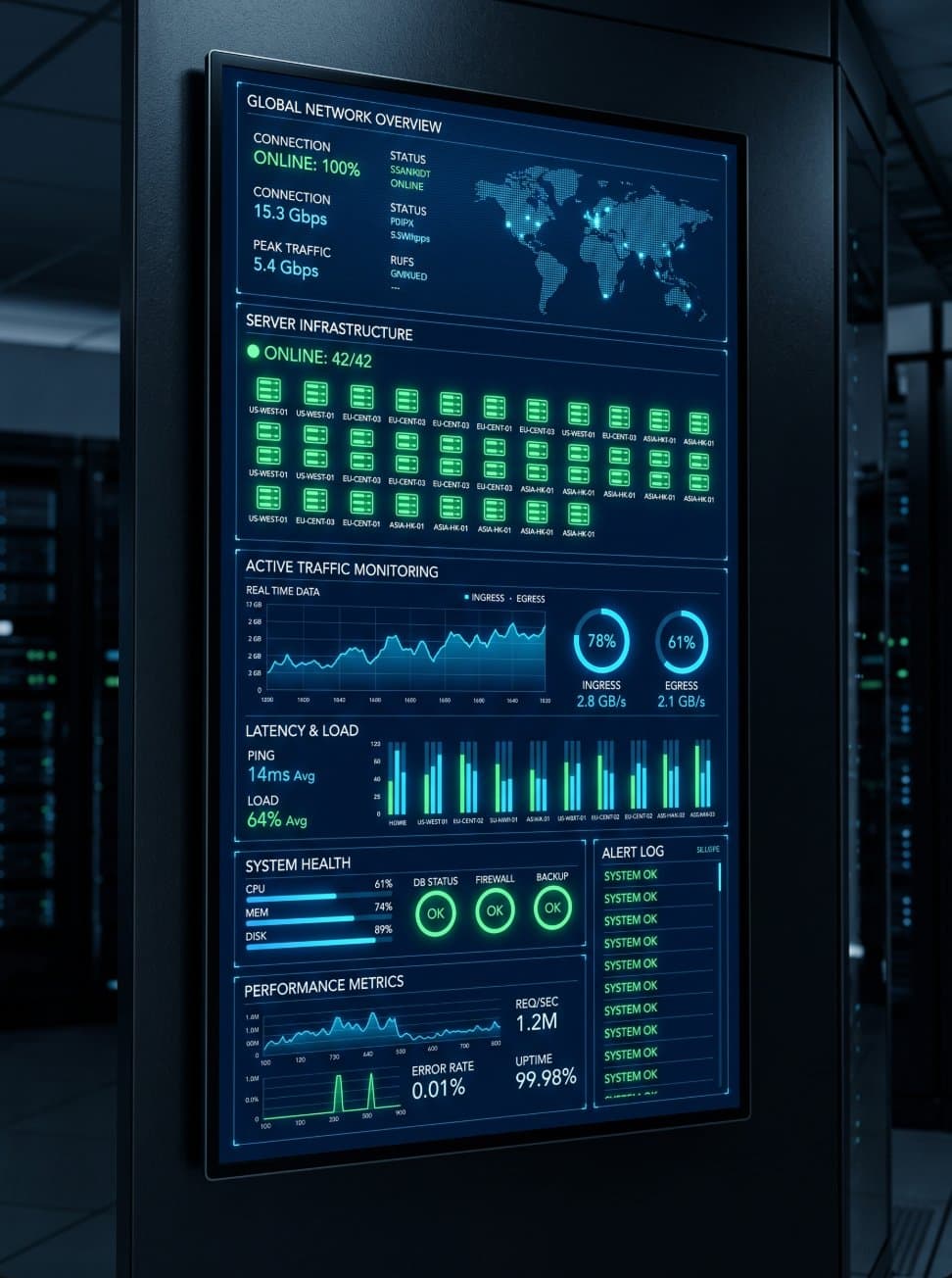 IT Infrastructure Dashboard